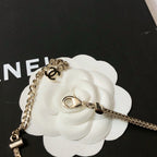 CHANEL - Crystal CC Choker Necklace