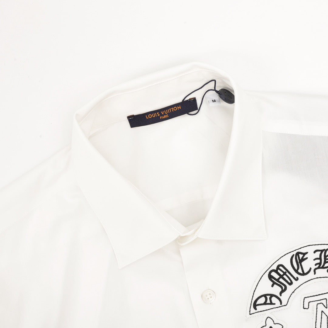 LOUIS VUITTON - Printed Signature Long-Sleeved Shirt