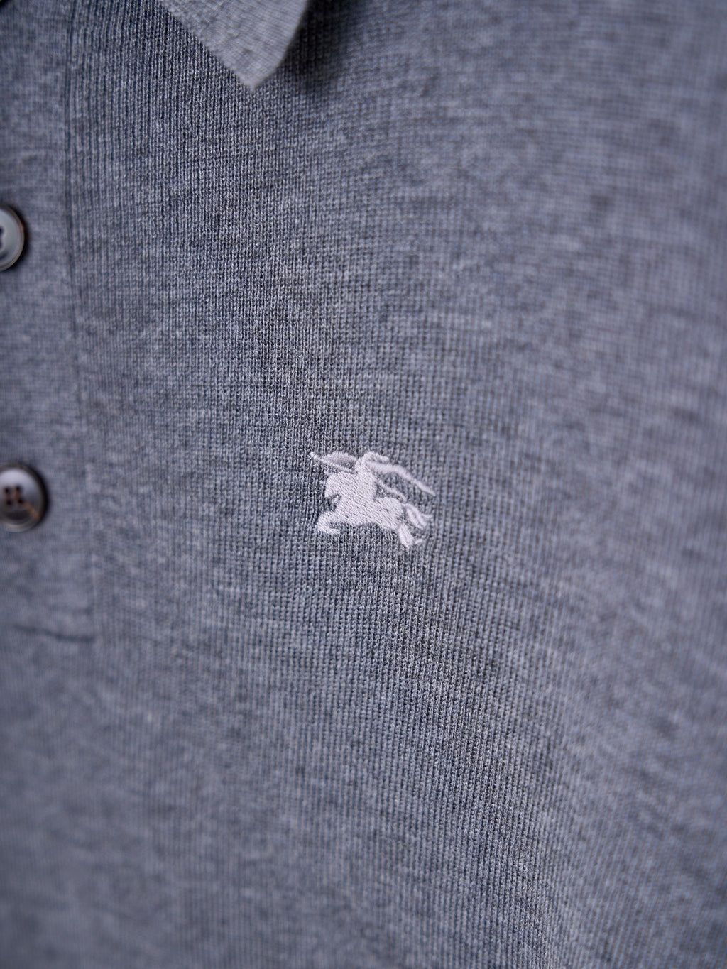 BURBERRY - Cashmere Polo Shirt
