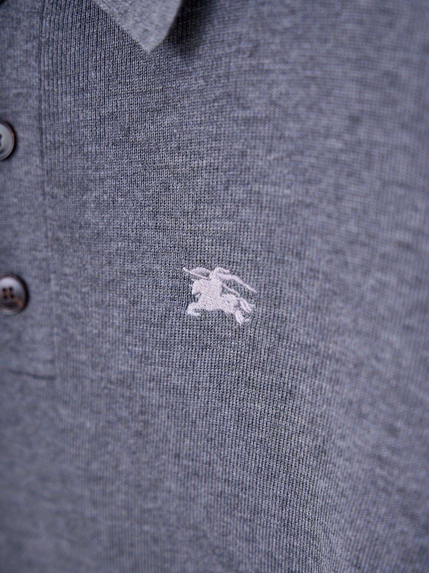 BURBERRY - Cashmere Polo Shirt