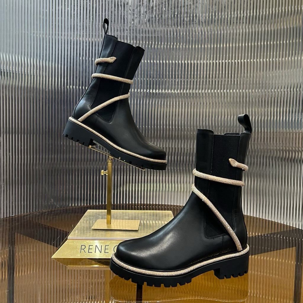RENE CAOVILLA - jeweled jumper biker