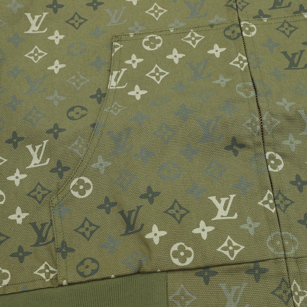 LOUIS VUITTON - Monogram Embellished Hooded Blouson