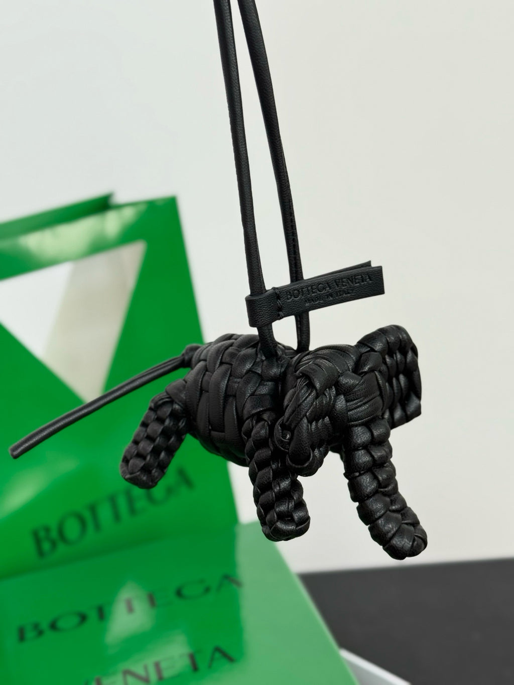 BOTTEGA VENETA - Intrecciato Leather Bag Charm