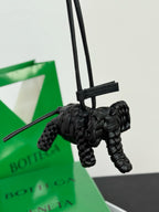 BOTTEGA VENETA - Intrecciato Leather Bag Charm